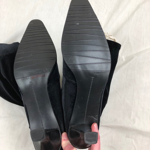 New Vaneli Velvet Pointed Boots - Picture 6 of 7